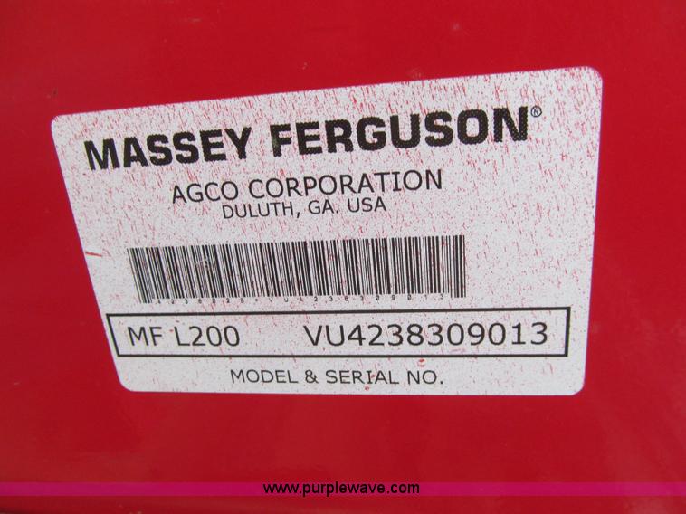image for item L1788 Massey-Ferguson L200 loader