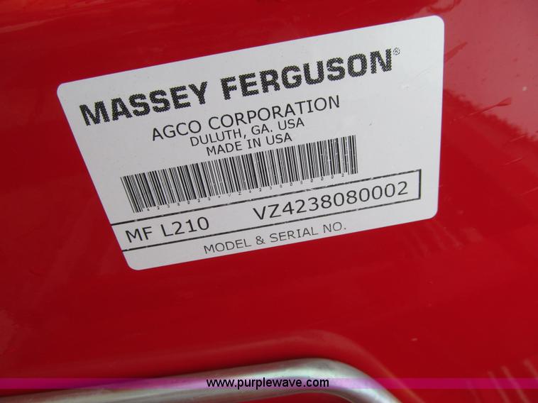 image for item L1796 Massey-Ferguson L210 loader