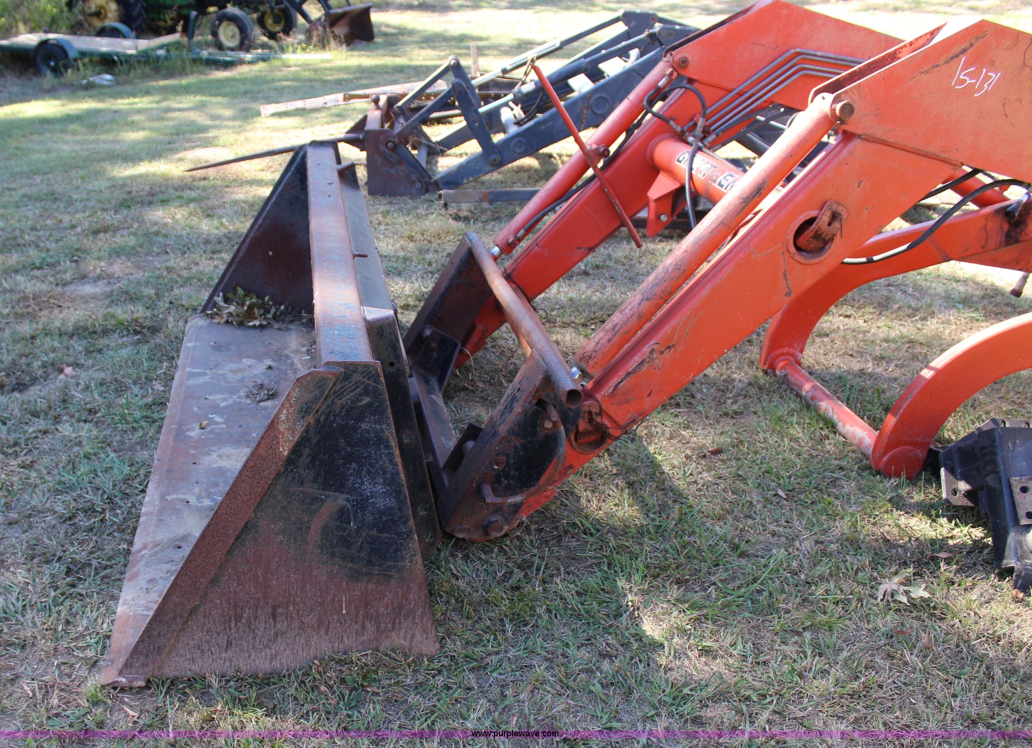 Great Bend 660 front loader in Stilwell, OK Item J4323 sold Purple Wave