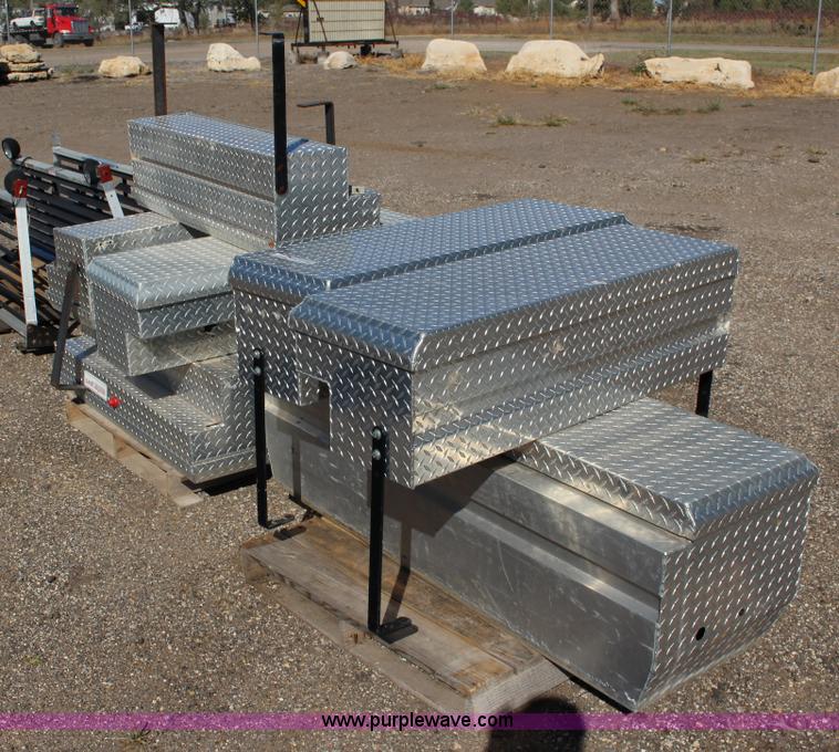 image for item BC9182 (7) assorted WeatherGuard aluminum truck toolboxes