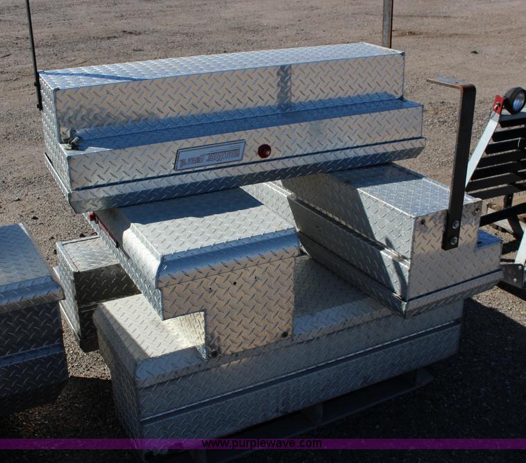 image for item BC9182 (7) assorted WeatherGuard aluminum truck toolboxes