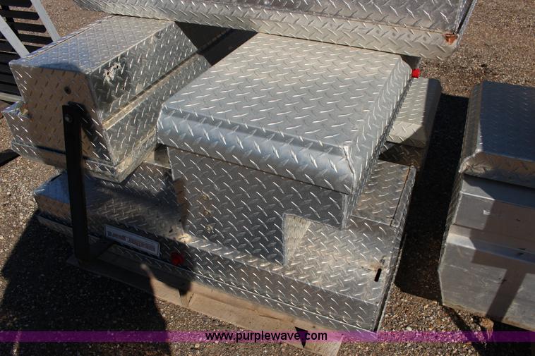 image for item BC9182 (7) assorted WeatherGuard aluminum truck toolboxes