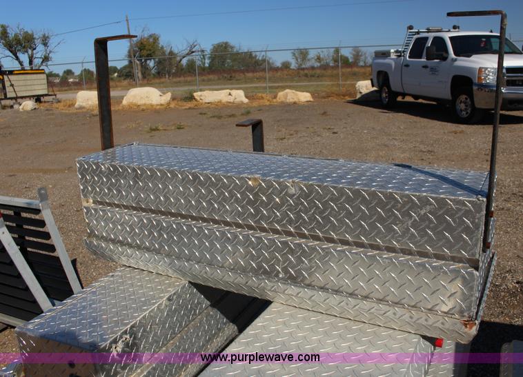 image for item BC9182 (7) assorted WeatherGuard aluminum truck toolboxes