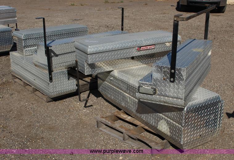 image for item BC9183 (7) assorted WeatherGuard aluminum truck toolboxes