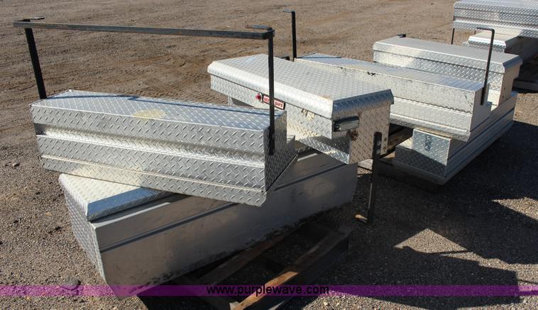 image for item BC9183 (7) assorted WeatherGuard aluminum truck toolboxes