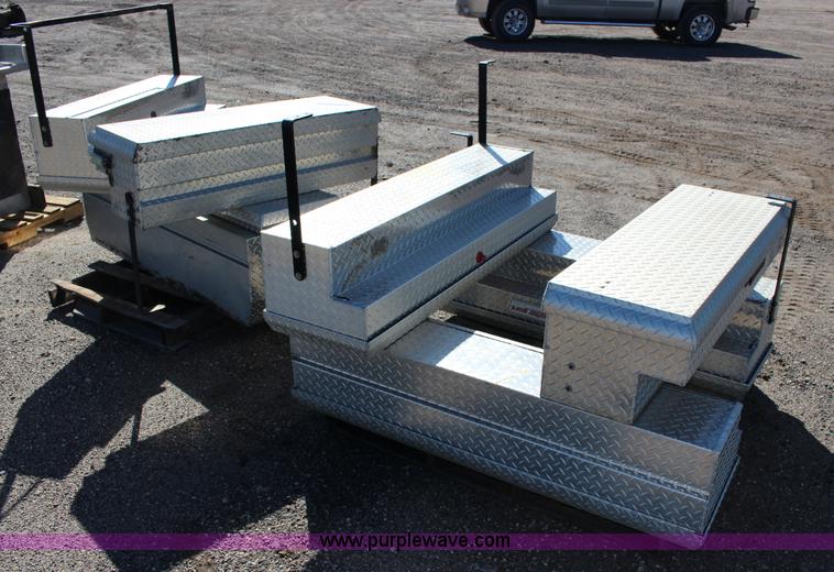 image for item BC9183 (7) assorted WeatherGuard aluminum truck toolboxes