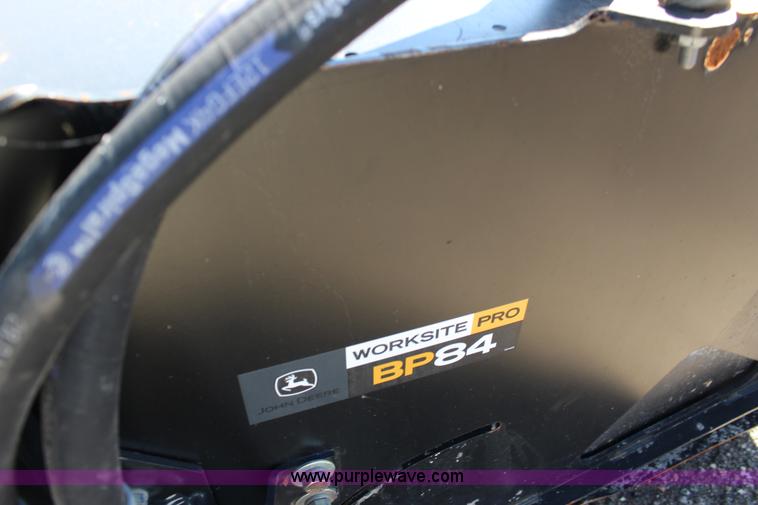 image for item BC9184 John Deere Worksite Pro BP84 skid steer broom