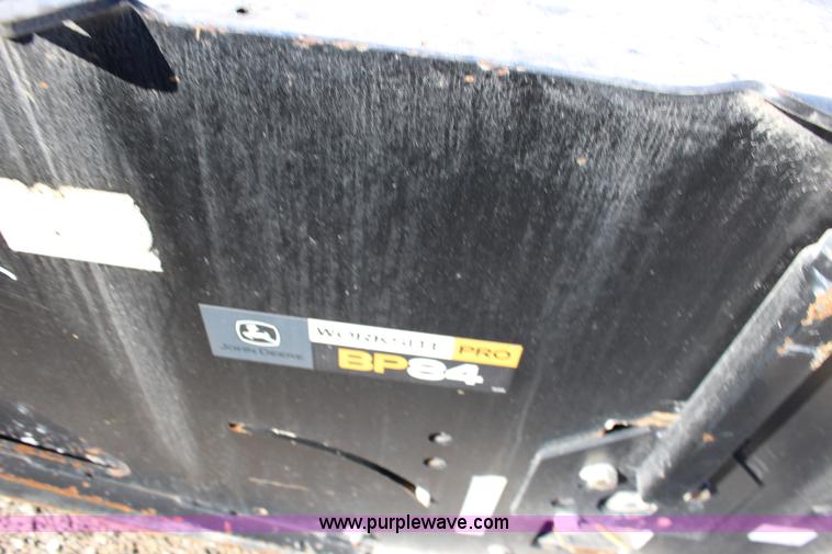 image for item BC9185 John Deere Worksite Pro BP84 skid steer broom