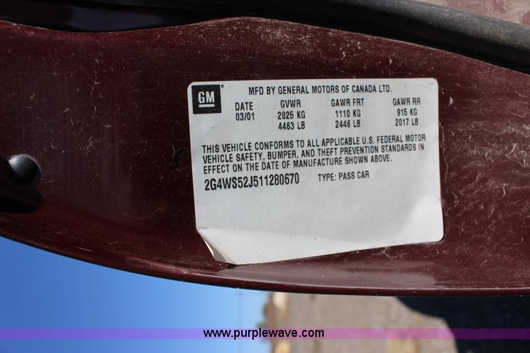 image for item BC9187 2001 Buick Century Custom