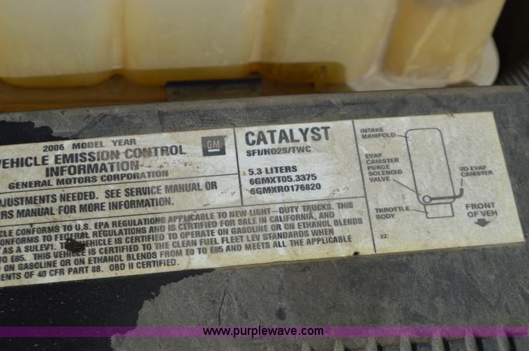 image for item BR9840 2006 Chevrolet Silverado 1500 pickup truck