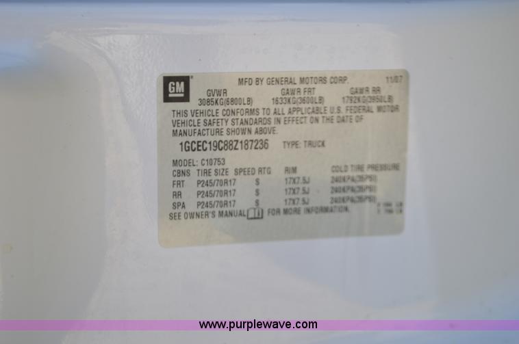 image for item BR9846 2008 Chevrolet Silverado 1500 Ext. Cab pickup truck