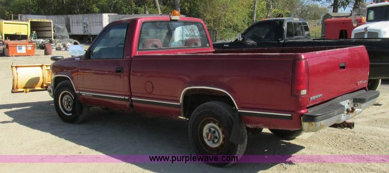 image for item BS9941 1992 GMC 1500 pickup truck