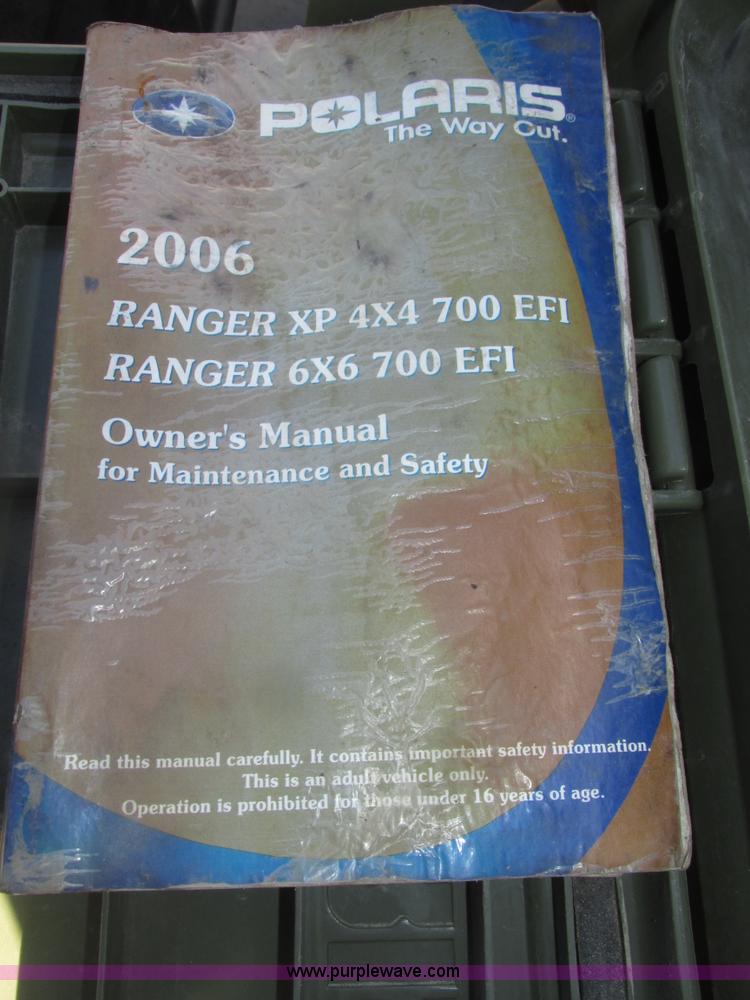 image for item H1124 2005 Polaris Ranger XP UTV