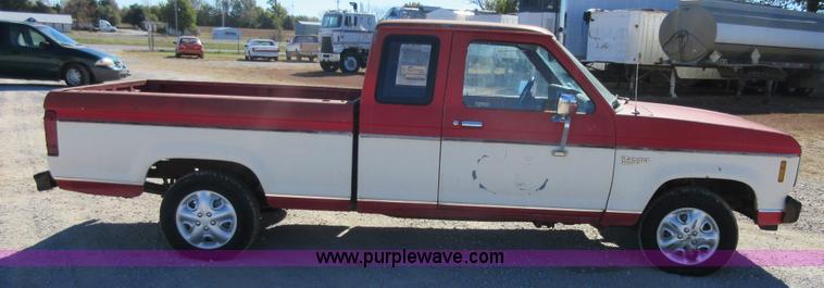 image for item I1926 1986 Ford Ranger SuperCab pickup truck