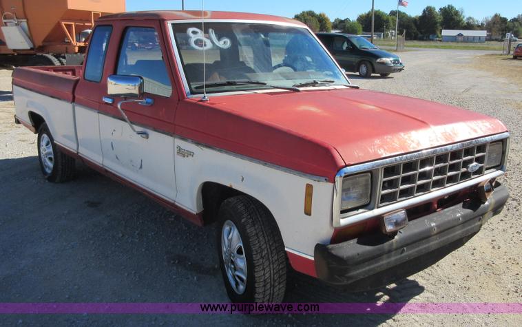 image for item I1926 1986 Ford Ranger SuperCab pickup truck