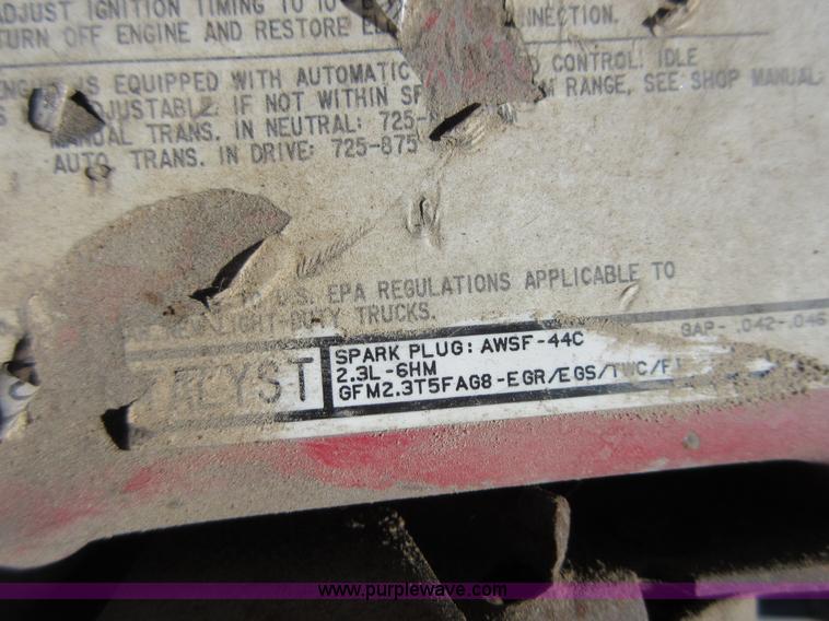 image for item I1926 1986 Ford Ranger SuperCab pickup truck