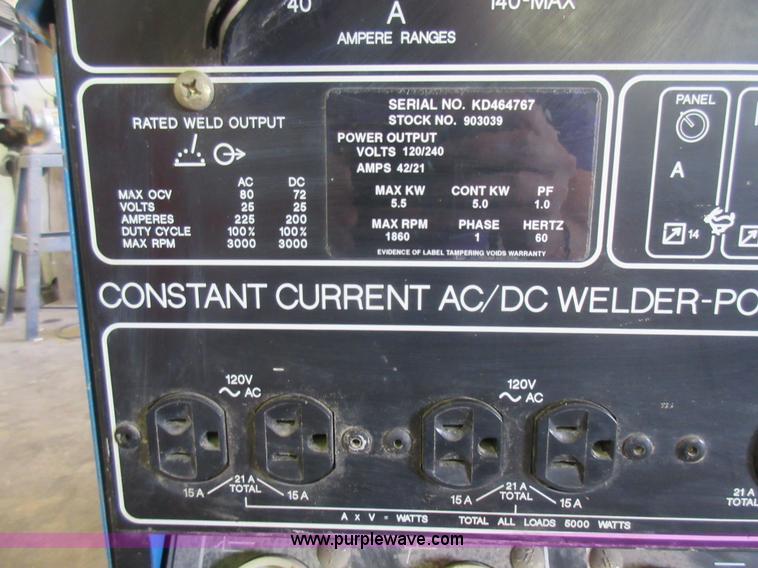 image for item I6330 Miller Legend welder/generator