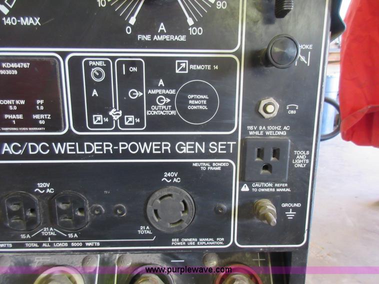 image for item I6330 Miller Legend welder/generator