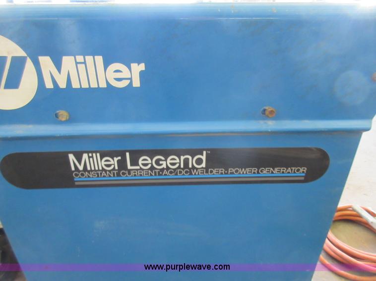 image for item I6330 Miller Legend welder/generator