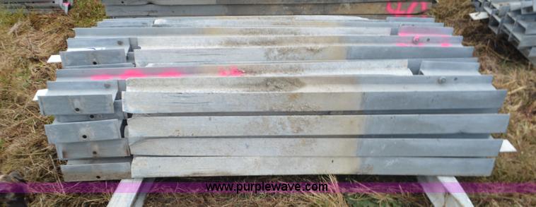 image for item I6340 Approximately 50 galvanized guard rail posts