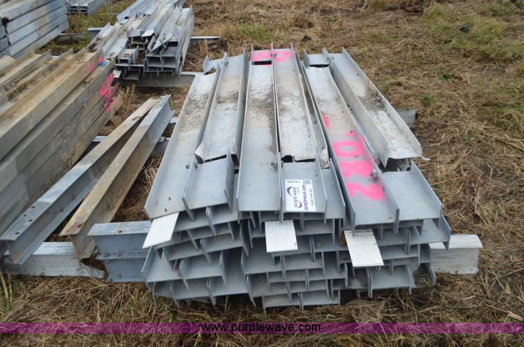 image for item I6340 Approximately 50 galvanized guard rail posts