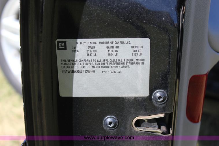 image for item J4307 2007 Chevrolet Impala LTZ