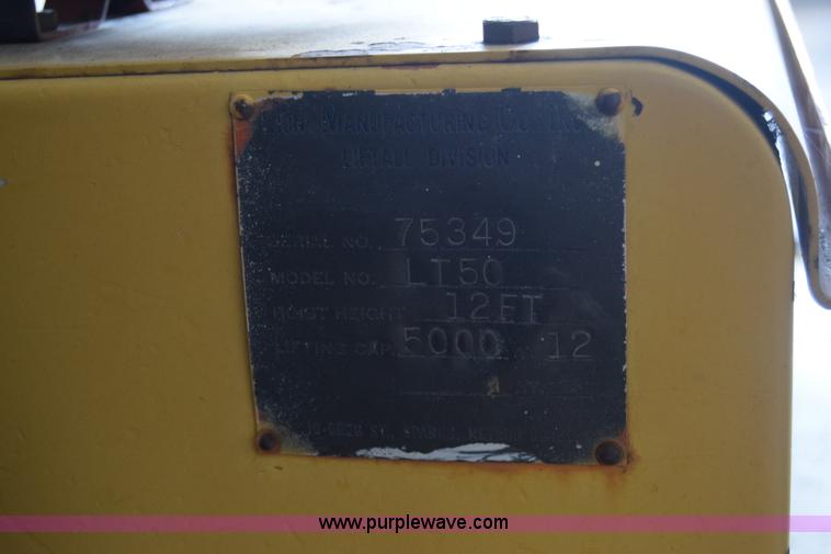 image for item J7155 Lift All LT50 rough terrain forklift