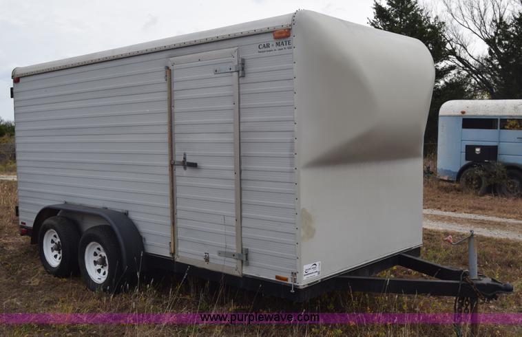 image for item J7169 1991 Carmate CM6140 enclosed cargo trailer