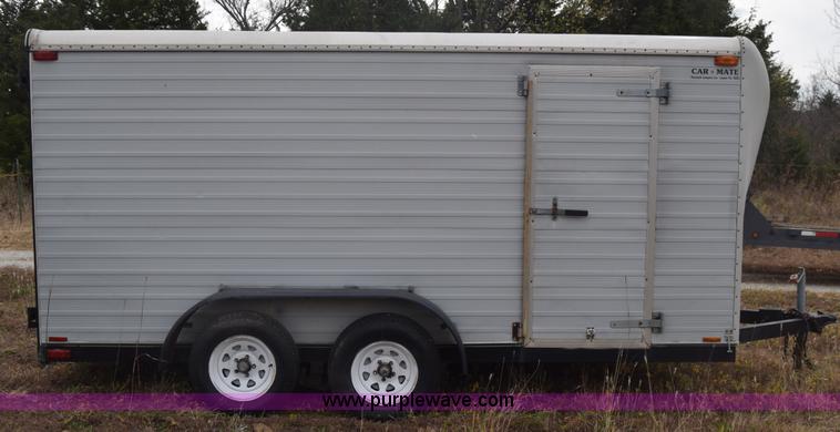 image for item J7169 1991 Carmate CM6140 enclosed cargo trailer