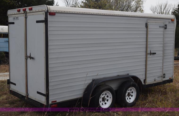 image for item J7169 1991 Carmate CM6140 enclosed cargo trailer