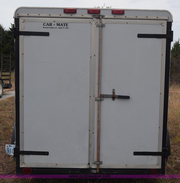 image for item J7169 1991 Carmate CM6140 enclosed cargo trailer