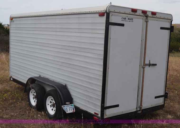 image for item J7169 1991 Carmate CM6140 enclosed cargo trailer