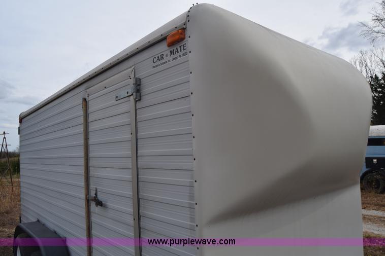 image for item J7169 1991 Carmate CM6140 enclosed cargo trailer