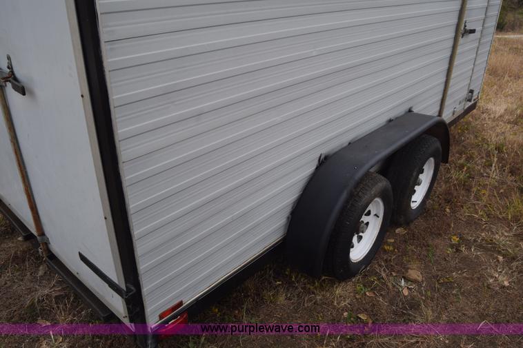 image for item J7169 1991 Carmate CM6140 enclosed cargo trailer