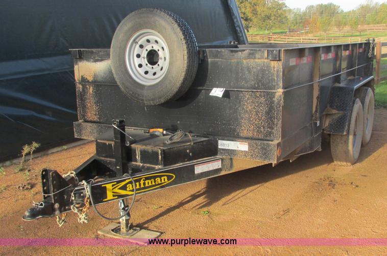 image for item L3856 2012 Kaufman Low Pro dump trailer