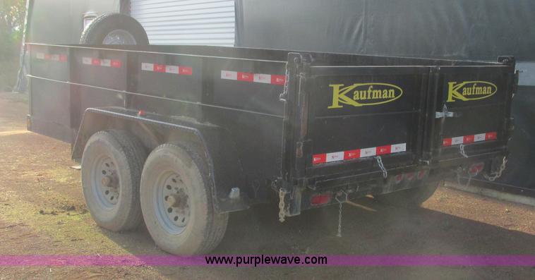 image for item L3856 2012 Kaufman Low Pro dump trailer