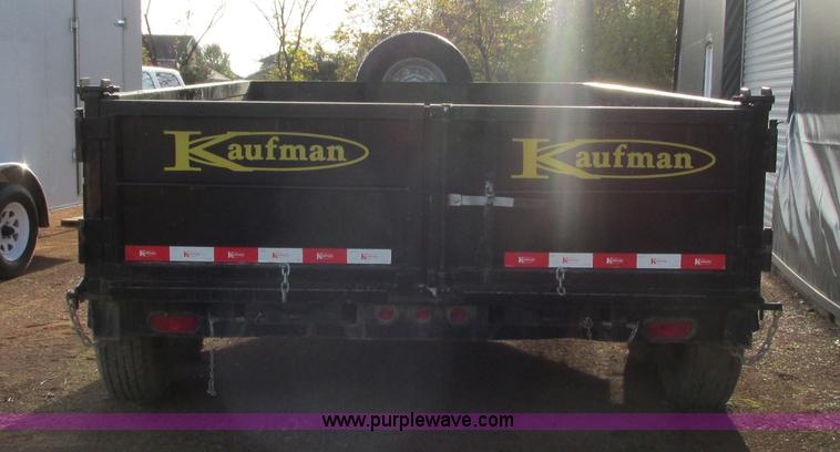 image for item L3856 2012 Kaufman Low Pro dump trailer