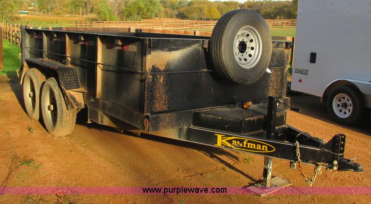 image for item L3856 2012 Kaufman Low Pro dump trailer