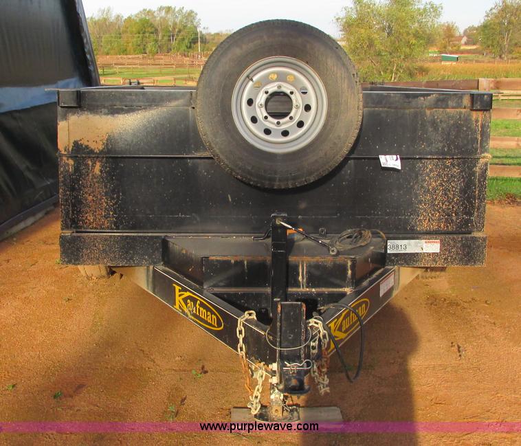image for item L3856 2012 Kaufman Low Pro dump trailer