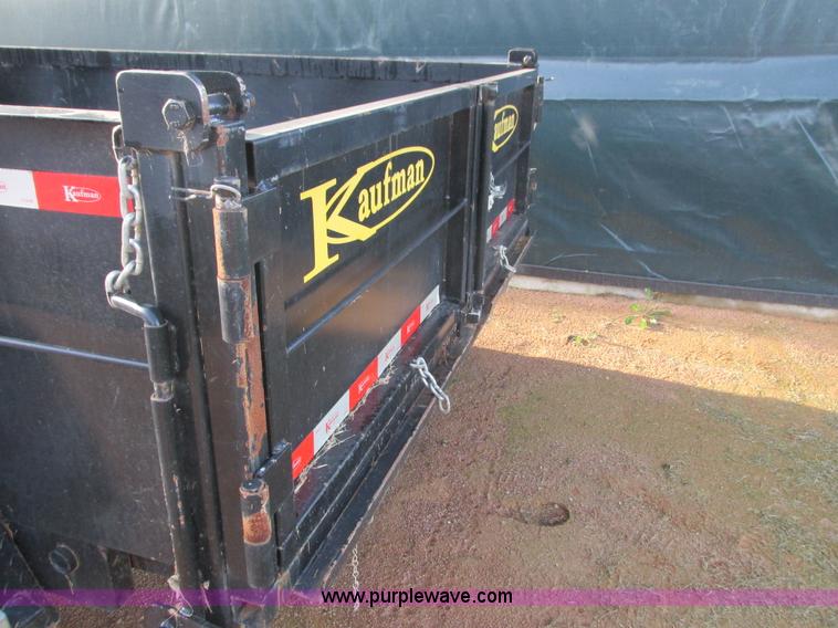 image for item L3856 2012 Kaufman Low Pro dump trailer