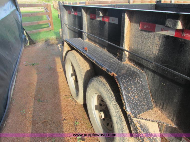 image for item L3856 2012 Kaufman Low Pro dump trailer