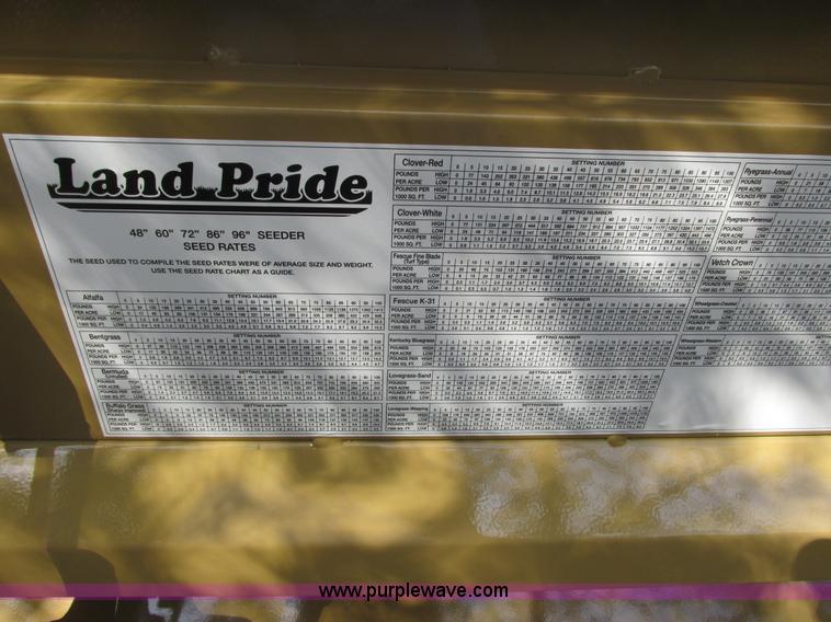 image for item L3858 Land Pride APS1572 seeder