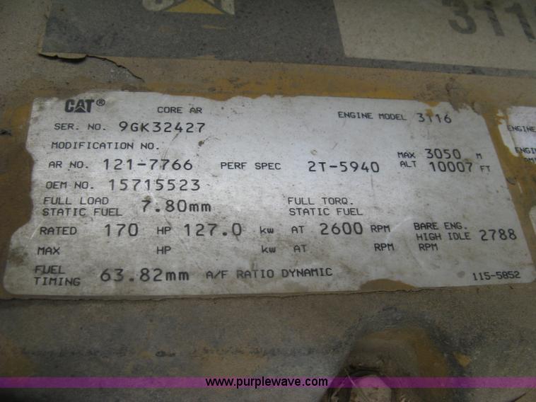 image for item L6428 1995 GMC TopKick cab and chassis