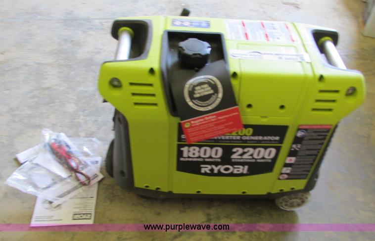 image for item R9493 Ryobi RYI2200 generator