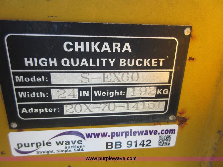 image for item BB9142 Chikara excavator bucket