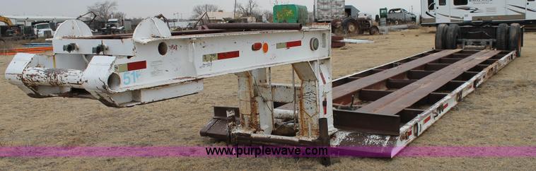 image for item BJ9365 1978 shop built equipment trailer