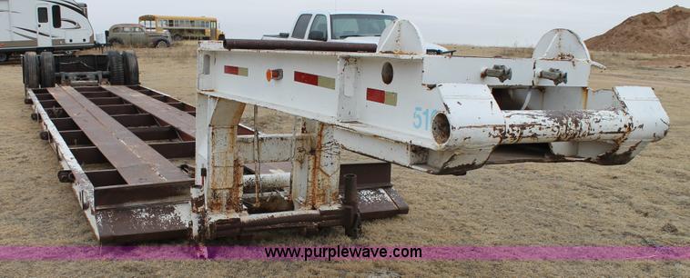 image for item BJ9365 1978 shop built equipment trailer