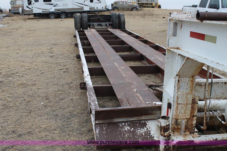 image for item BJ9365 1978 shop built equipment trailer