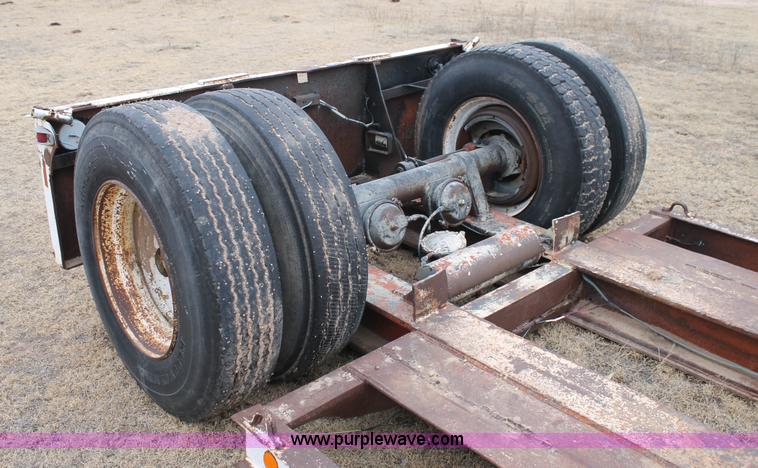 image for item BJ9365 1978 shop built equipment trailer