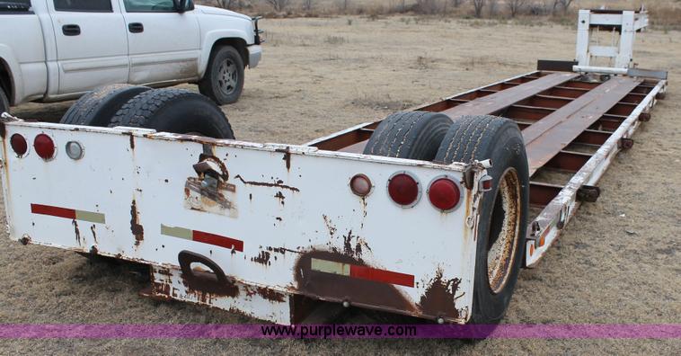 image for item BJ9365 1978 shop built equipment trailer